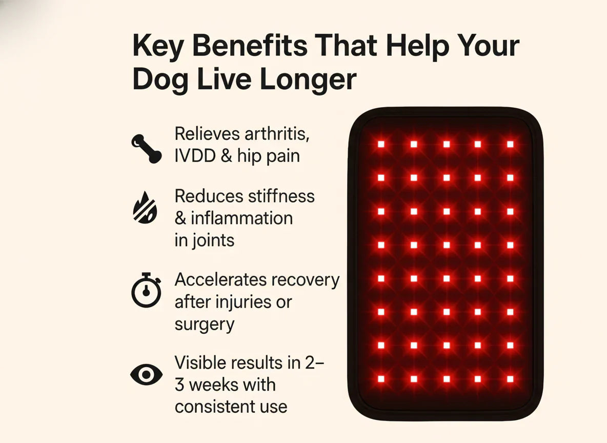 Red light therapy pad